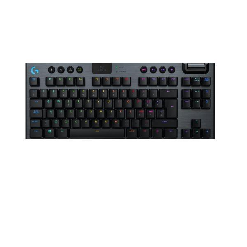 Logitech G G915 TKL - Tastiera - retrolilluminato - USB, Bluetooth, LIGHTSPEED - interruttore: GL Tactile - carbonio